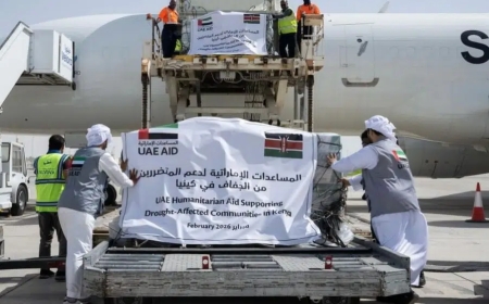 UAE Provides 30 Tons of Food Aid to Kenyas Drought Victims