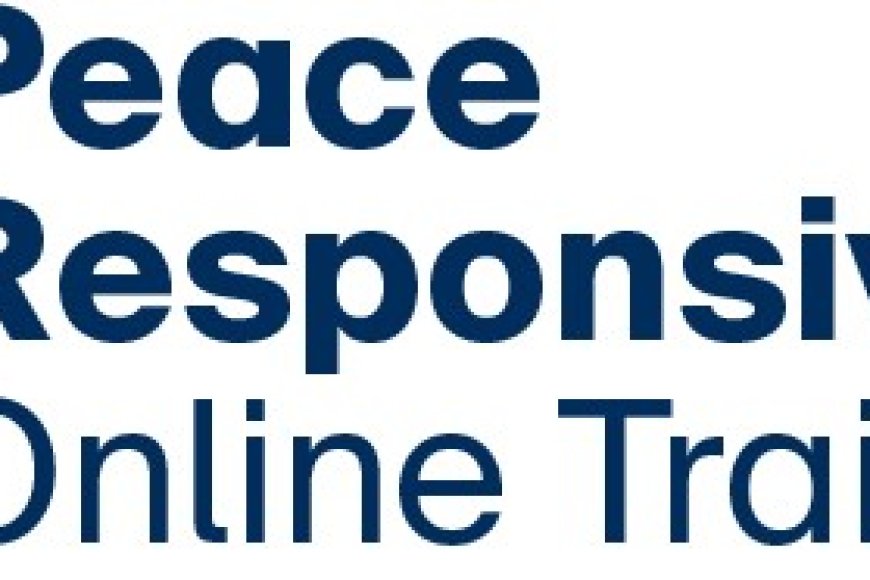 Applications open: Peace Responsiveness Online Training