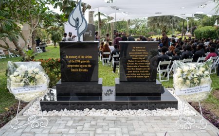 Ghana University Erects Memorial for Genocide Against Tutsi Victims