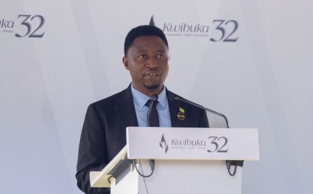 Senator Habineza Urges Vigilance Against Divisive Ideologies at Kwibuka32 Closing Ceremony