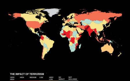 Top 10 countries most impacted by terrorism