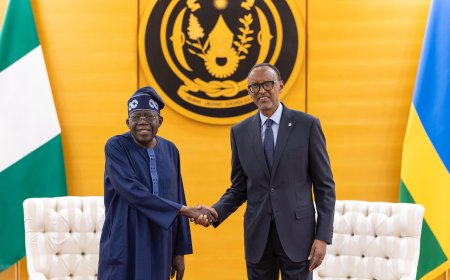Kagame, Tinubu Discuss Trade, Defense Cooperation