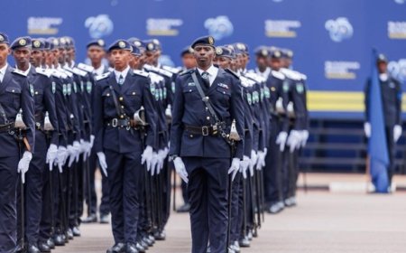 Kagame Commissions over 400 Police Officers as RNP Marks 25 Years