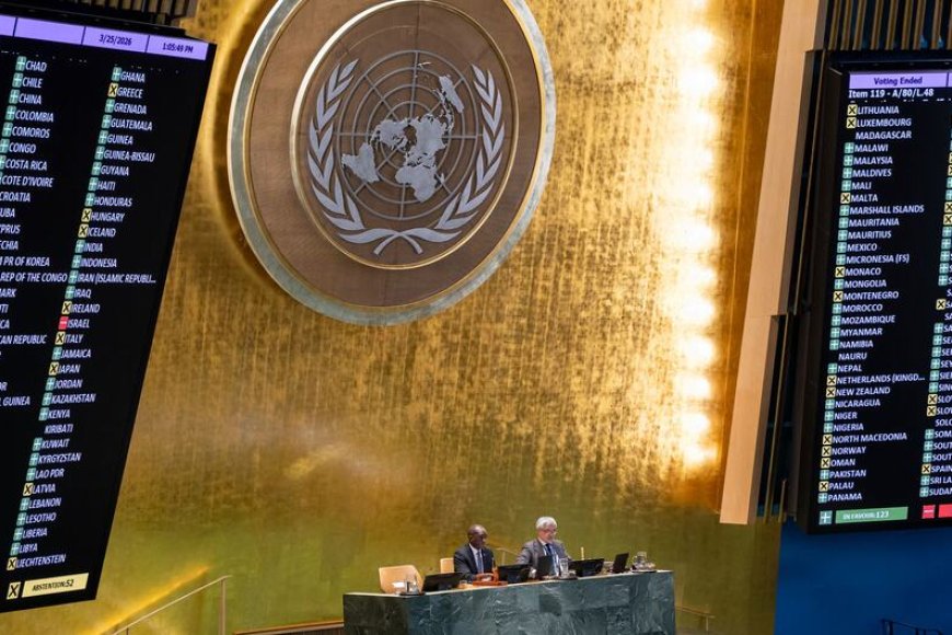 UN declares slavery ‘gravest crime against humanity’ in landmark reparations vote