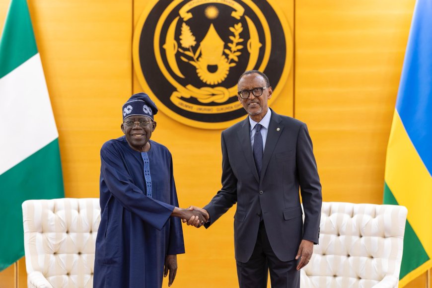 Kagame, Tinubu Discuss Trade, Defense Cooperation