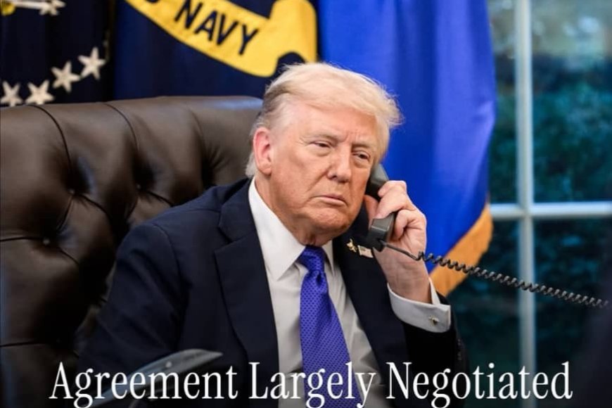 Trump Announces Peace Deal Concerning Iran Is ‘Largely Negotiated’