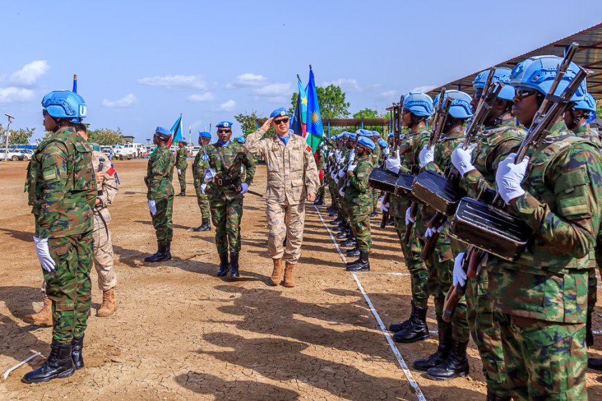 Rwandan Peacekeepers Awarded UN Medals for Outstanding Service in South Sudan