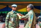 UN Awards Service Medals to Rwandan Peacekeepers in CAR
