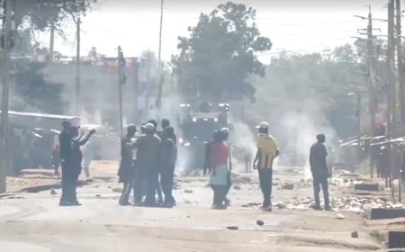 Kenyan Police, Protesters Clash Over U.S. Ebola Center