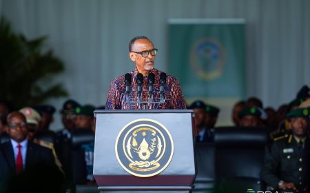 Kagame Officiates As 108 Senior Security Officers Graduate RDF Command College