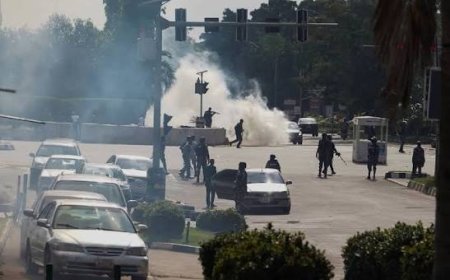 Police Disperse Abuja Protest Against Insecurity