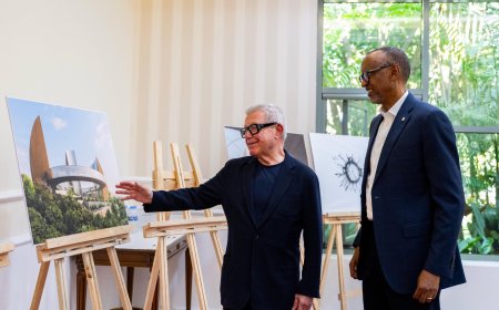 Kagame Meets World-Famous Architect Libeskind Over New Kigali Genocide Monument
