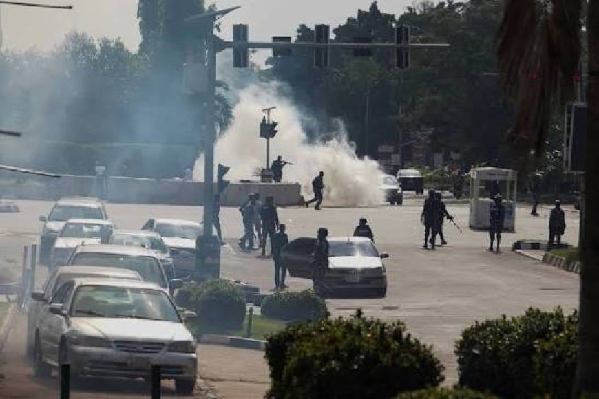Police Disperse Abuja Protest Against Insecurity