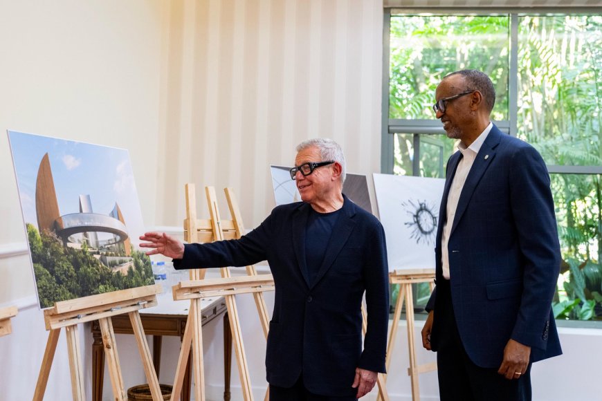 Kagame Meets World-Famous Architect Libeskind Over New Kigali Genocide Monument