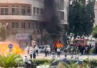 Explosions Shake Damascus during Macron's visit to Syria; 18 wounded