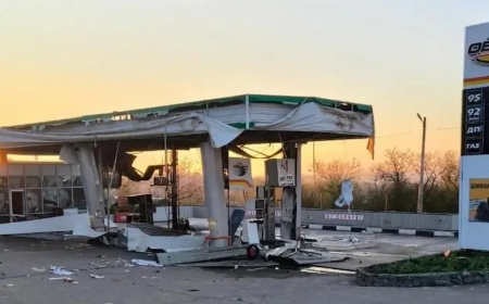 Russian Strikes Ukrainian Fuel Stations, Leaving Multiple Dead