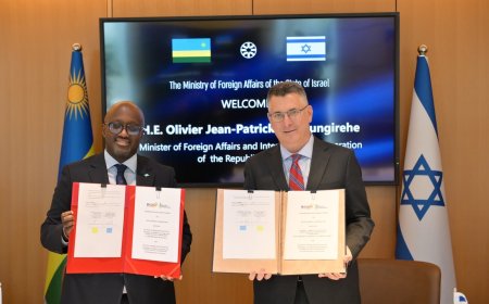Israel and Rwanda Sign New Pacts, Discuss Security Challenges