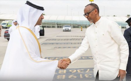 President Kagame Arrives in Doha Following Death of Qatar’s Father Amir