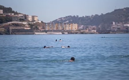 Hundreds of migrants swim from Morocco to Spanish territory