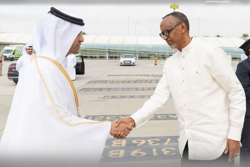 President Kagame Arrives in Doha Following Death of Qatar’s Father Amir